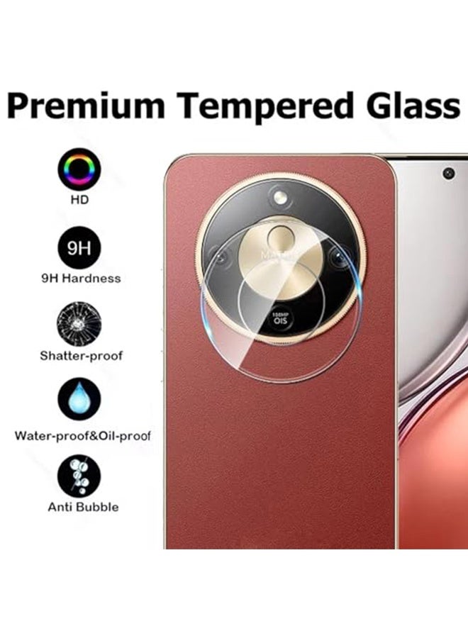 واقي شاشة 2 في 1 لهاتف Honor X9d 5G مع غشاء عدسة الكاميرا، زجاج مقسّى مضاد للتجسس، غشاء واقي شاشة مضاد للخدش - Image 4